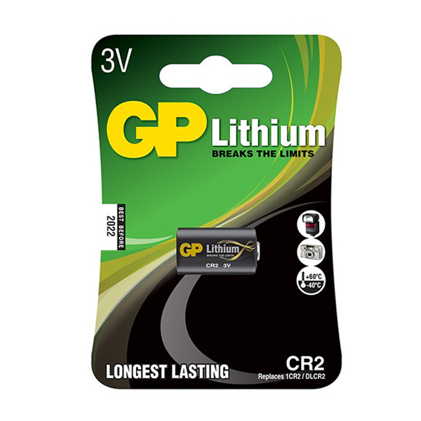 GP CR2 3v Lithium Battery 